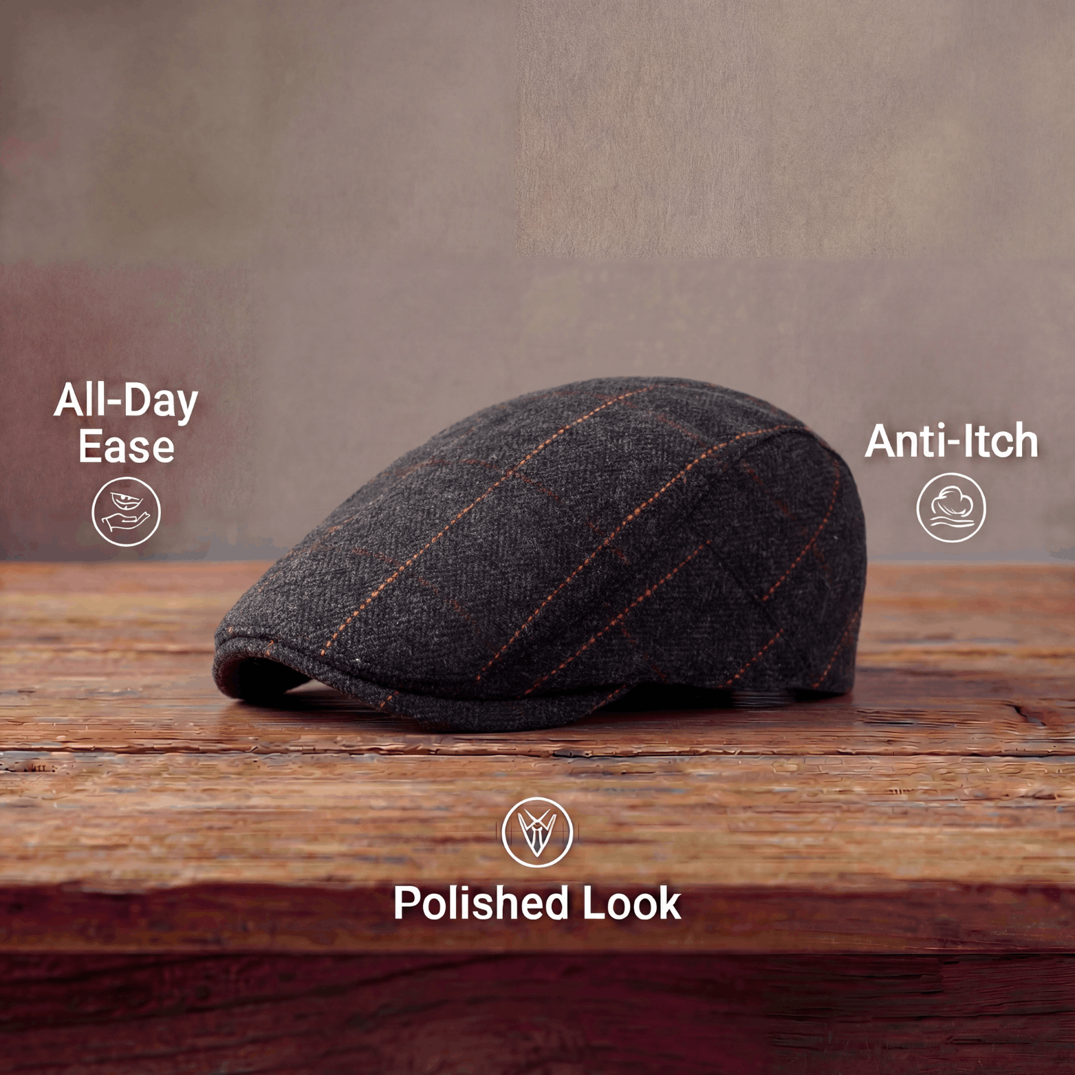 BEN | THE SHARP HERRINGBONE CAP