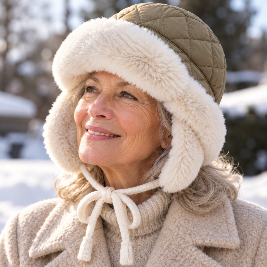 DORIS | THE SNOWY PORCH HAT
