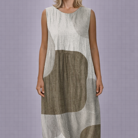 Penelope | Abstract Summer Dress