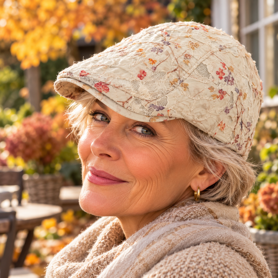 VIOLET | THE LACE BLOOM CAP