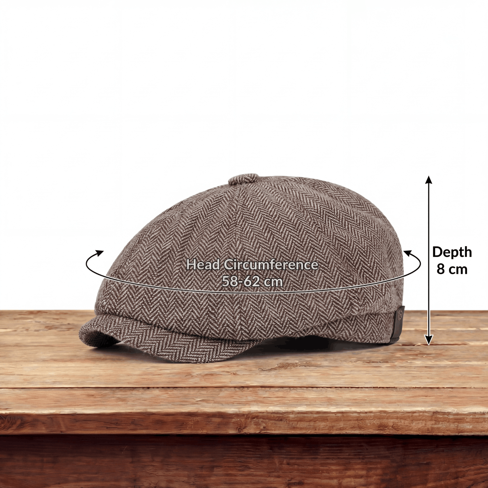 BEN | THE HERRINGBONE WOOL CAP