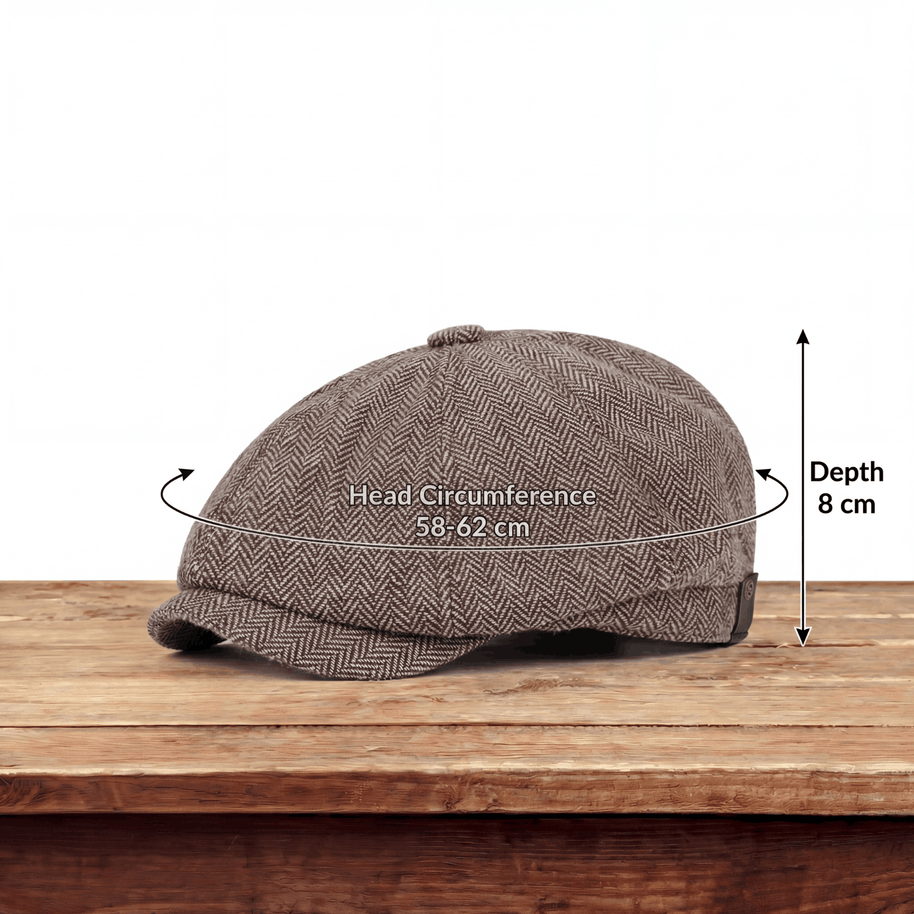 BEN | THE HERRINGBONE WOOL CAP