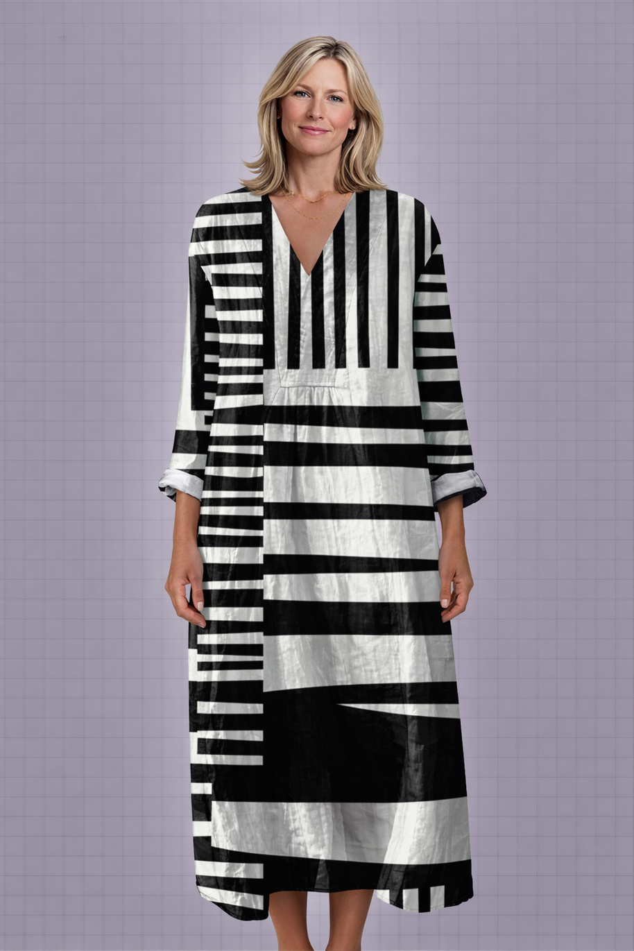Grace Geometric Dress