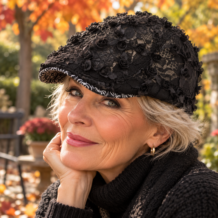 VIOLET | THE LACE BLOOM CAP