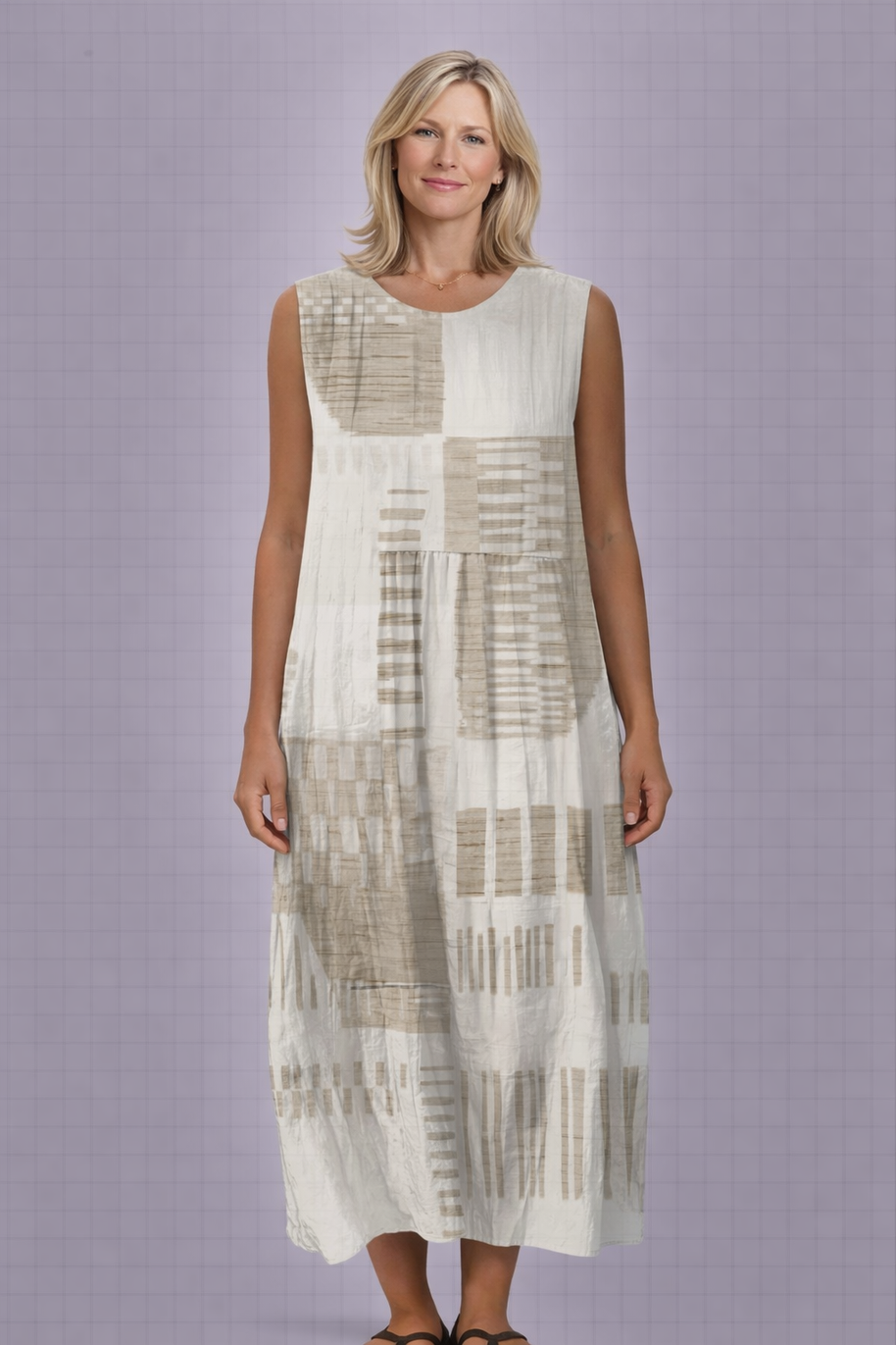 Penelope | Abstract Summer Dress