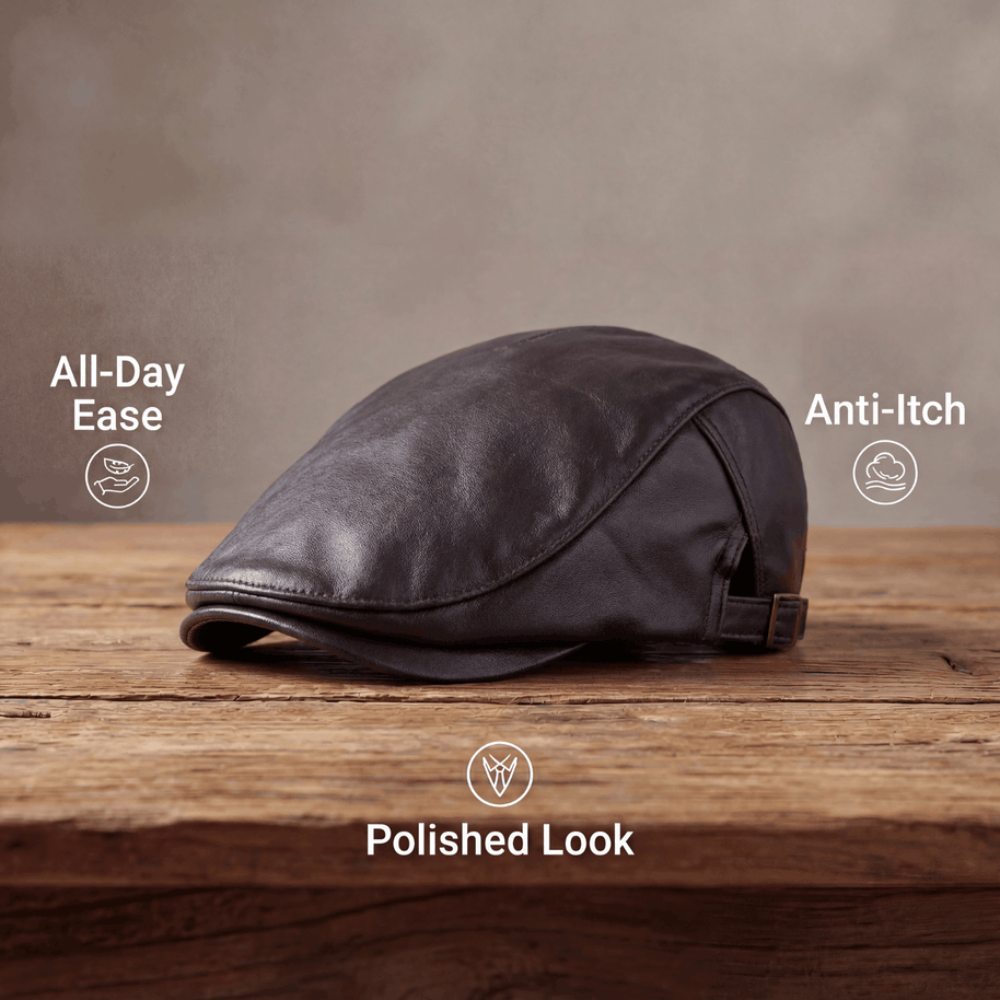 BEN | THE LEATHER DRIVER CAP