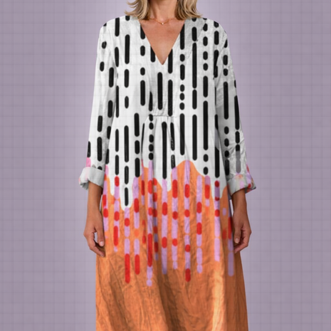 Avery Geometric Dress