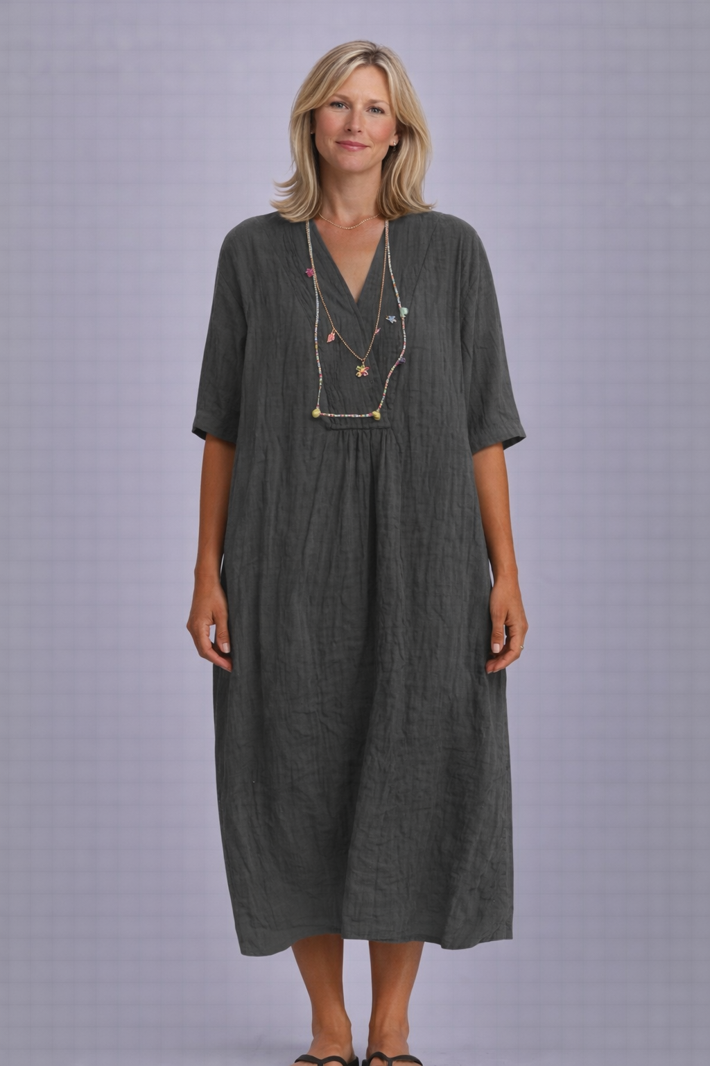 Amelia – Relaxed Fit Midi Dress