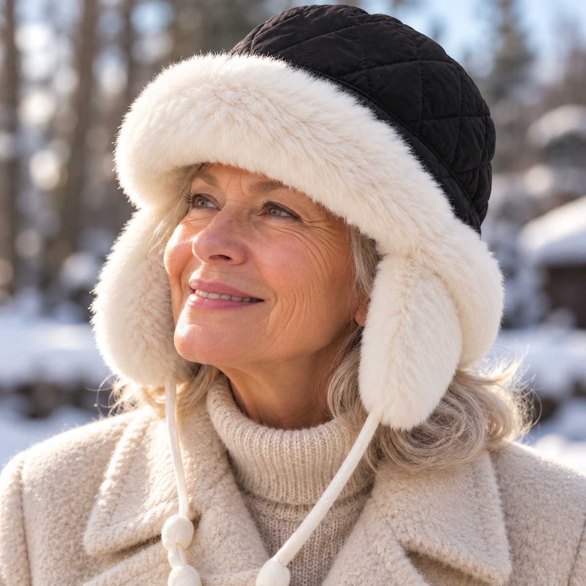 DORIS | THE SNOWY PORCH HAT