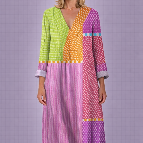 Emily Geometric Dress