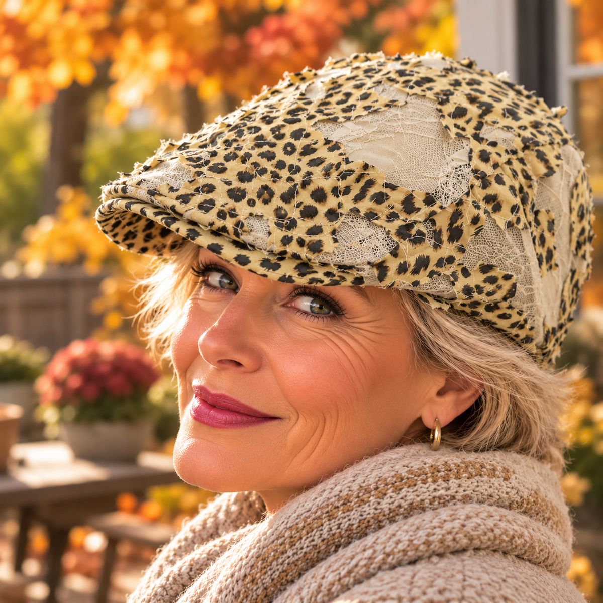 VIOLET | THE LACE BLOOM CAP