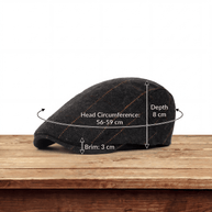 BEN | THE SHARP HERRINGBONE CAP