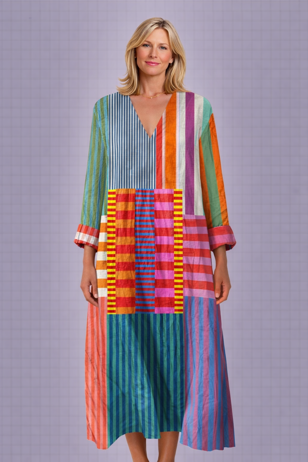 Elizabeth Spectrum Stroll Dress