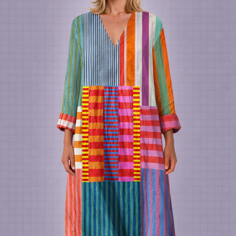 Elizabeth Spectrum Stroll Dress