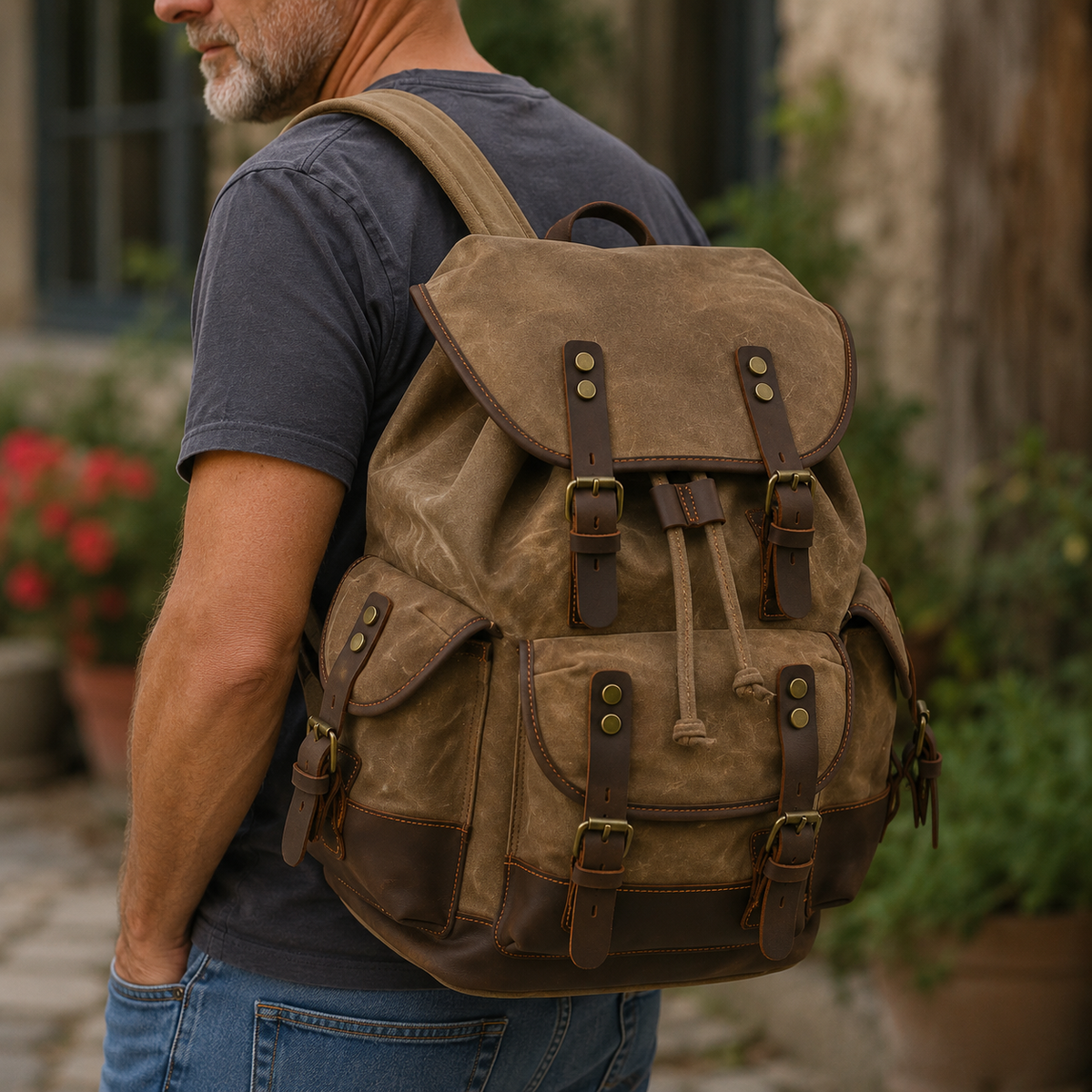 HANK | THE VINTAGE DAILY CANVAS BACKPACK