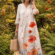 The Lovely Floral Midi Dress