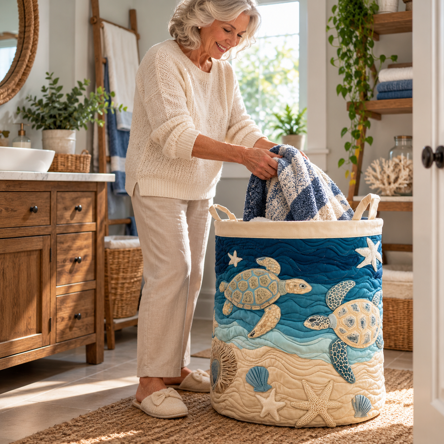 NATURE’S CHARM LAUNDRY BASKET