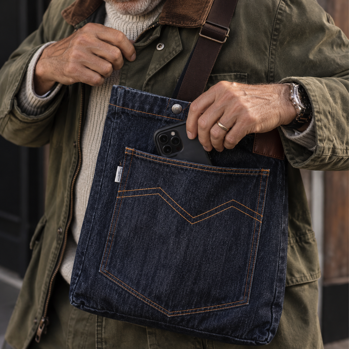 HUDSON | THE DENIM CARRY BAG