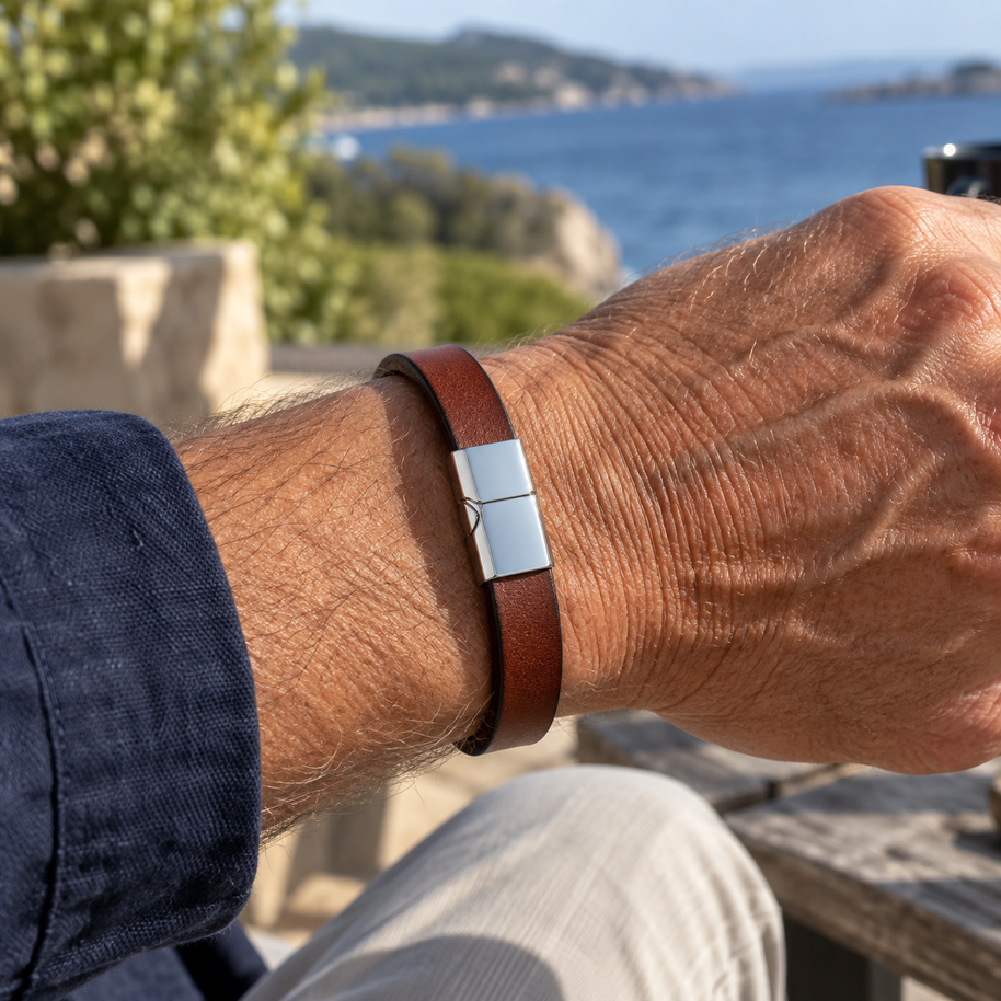 REID | THE LEATHER CLASP BRACELET