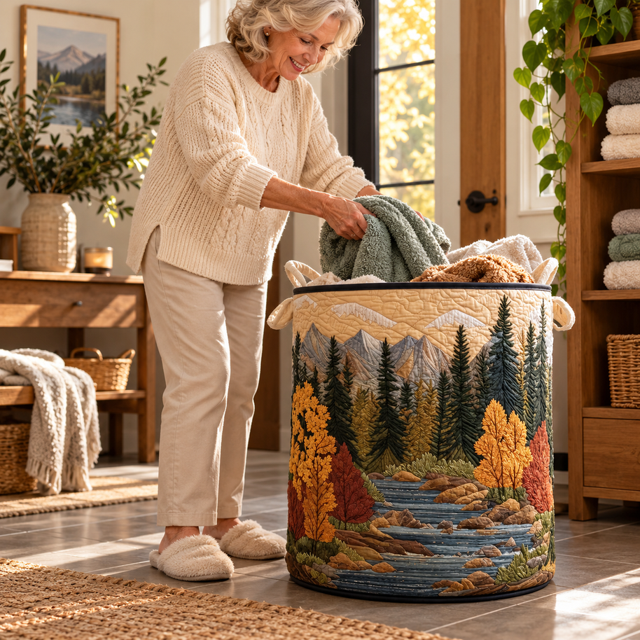 NATURE’S CHARM LAUNDRY BASKET