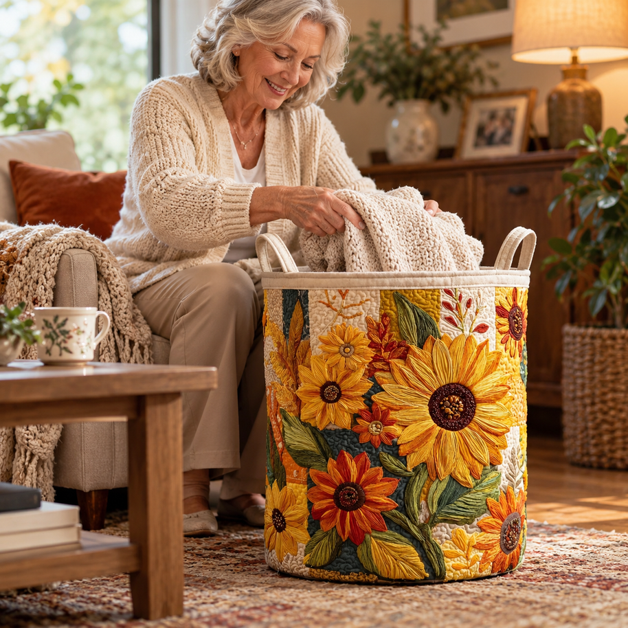NATURE’S CHARM LAUNDRY BASKET