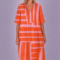 Coral Horizon Dress