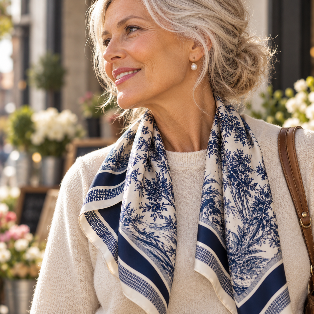 LOUISE | THE SATIN SCARF