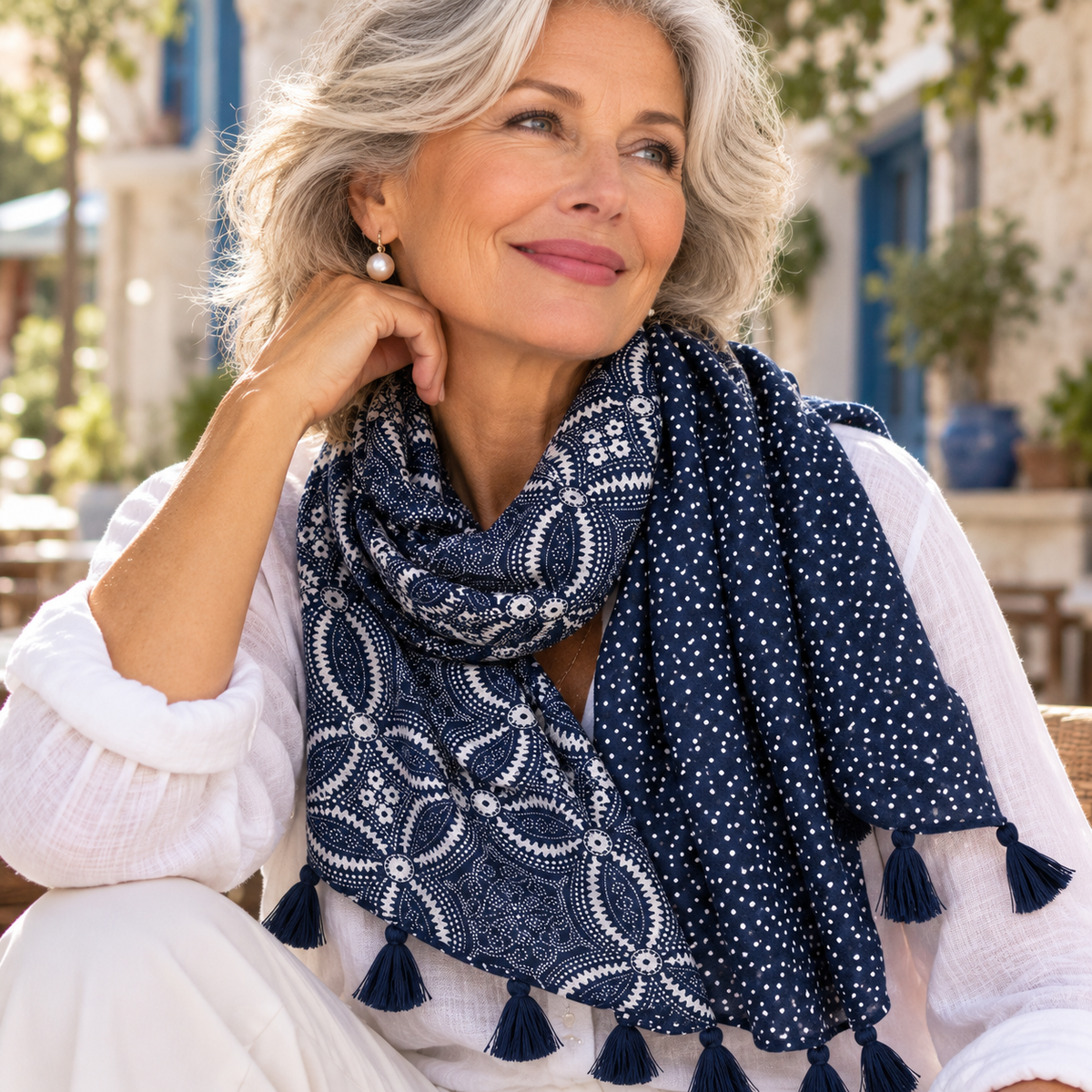 CLARA | THE PAISLEY TASSEL SCARF