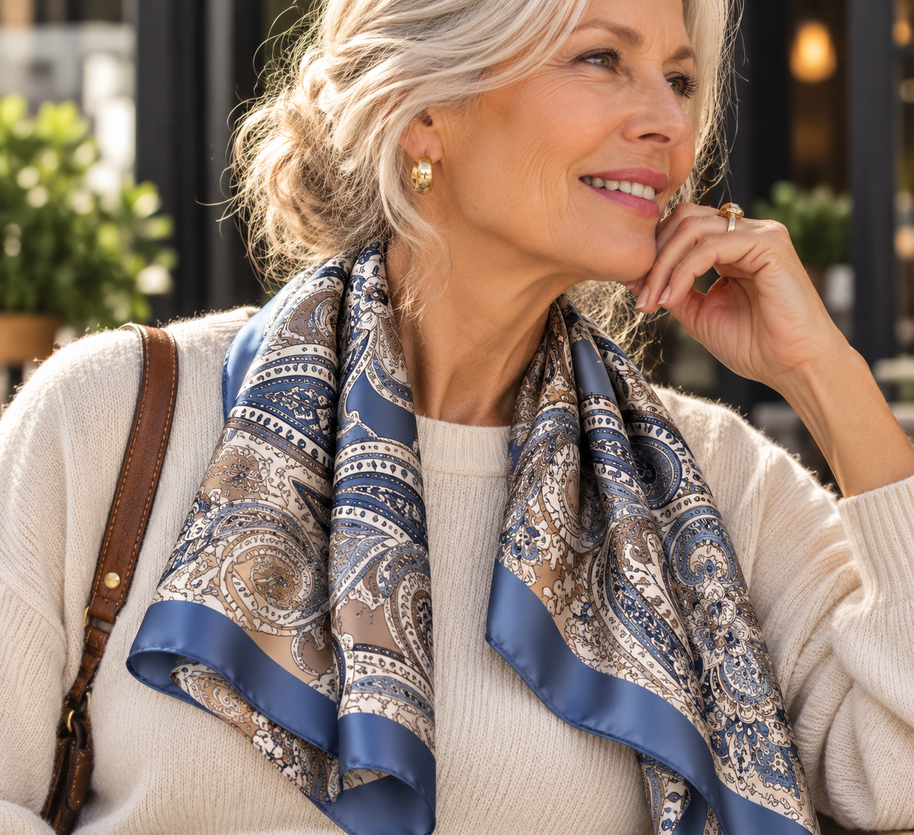 LOUISE | THE SATIN SCARF