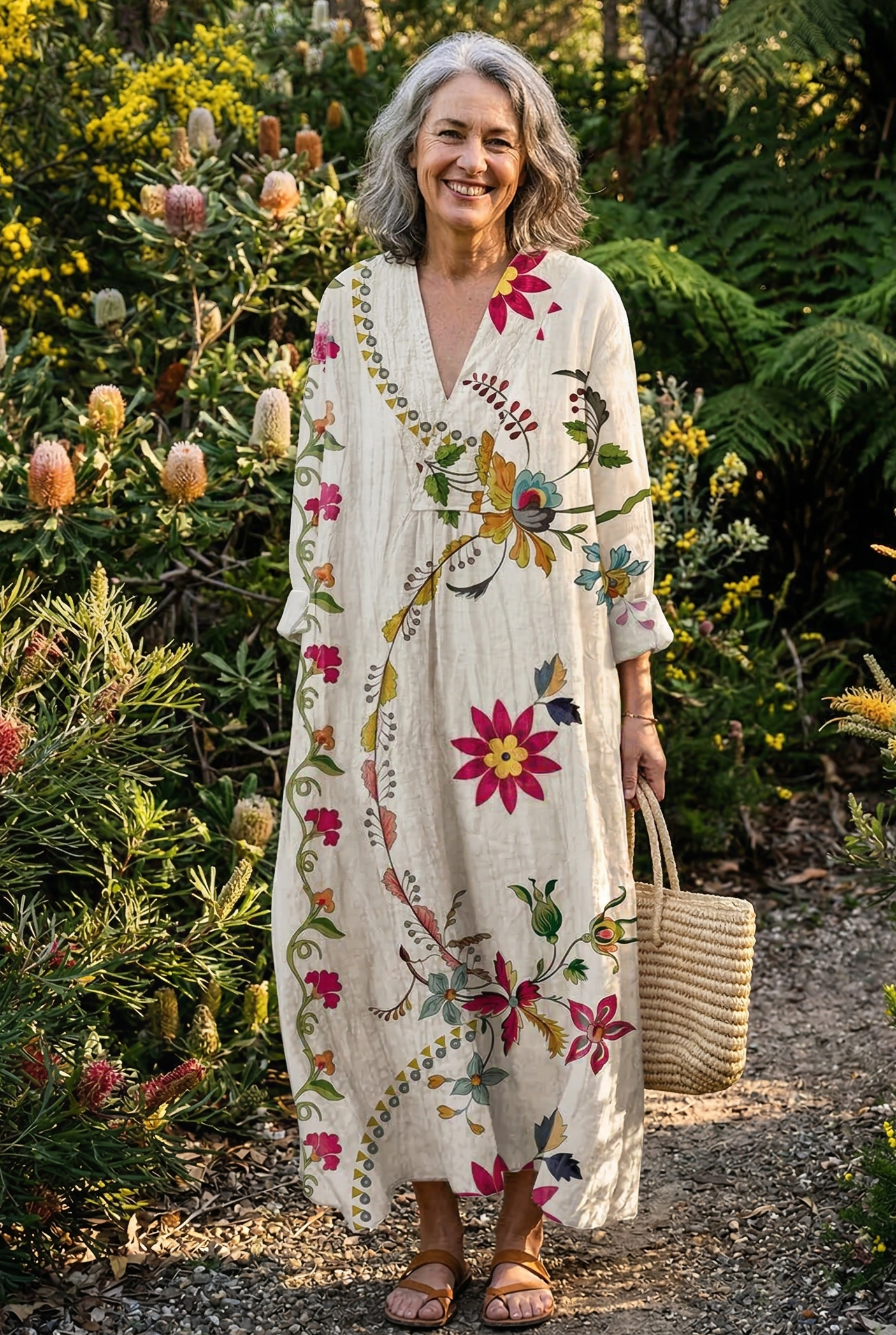 The Garden Bloom Midi Dress