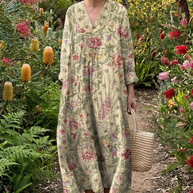 The Romantic Floral Midi Dress