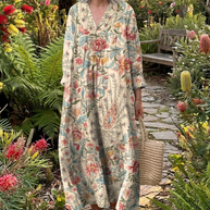 The Romantic Floral Midi Dress