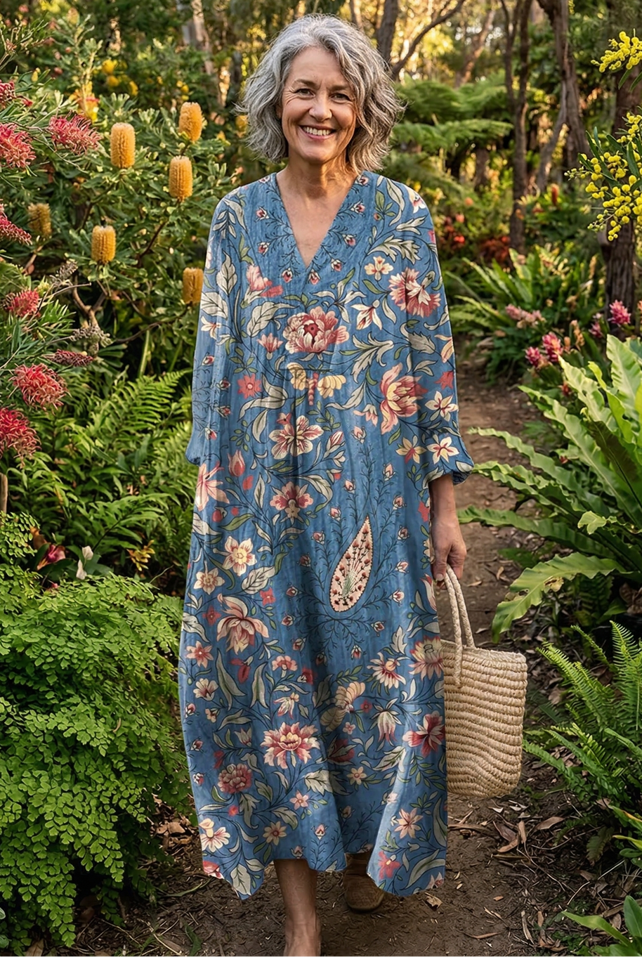 The Romantic Floral Midi Dress