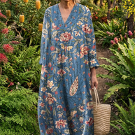 The Romantic Floral Midi Dress