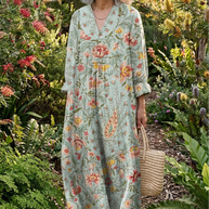 The Romantic Floral Midi Dress