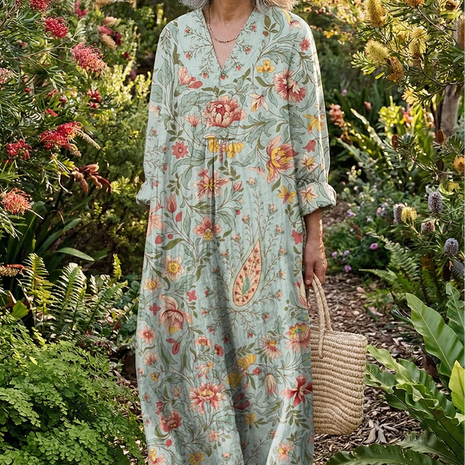 The Romantic Floral Midi Dress