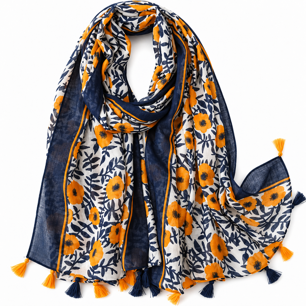 CLARA | THE PAISLEY TASSEL SCARF