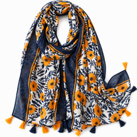CLARA | THE PAISLEY TASSEL SCARF