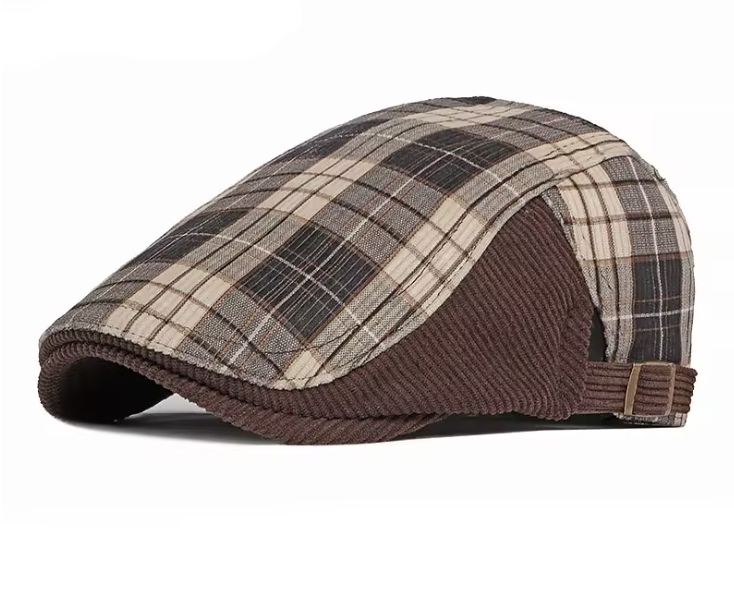 CECIL | THE CORDUROY PLAID CAP