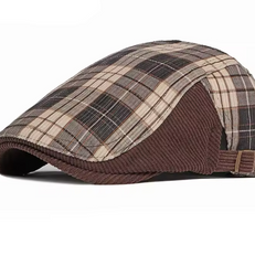 CECIL | THE CORDUROY PLAID CAP