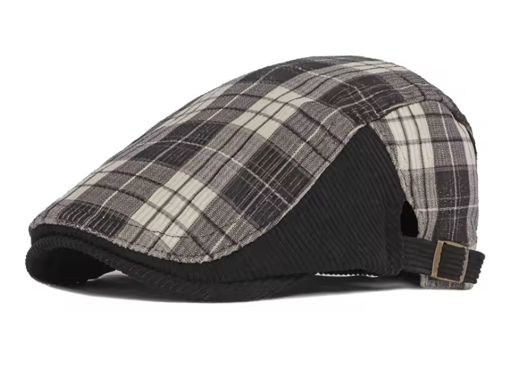CECIL | THE CORDUROY PLAID CAP