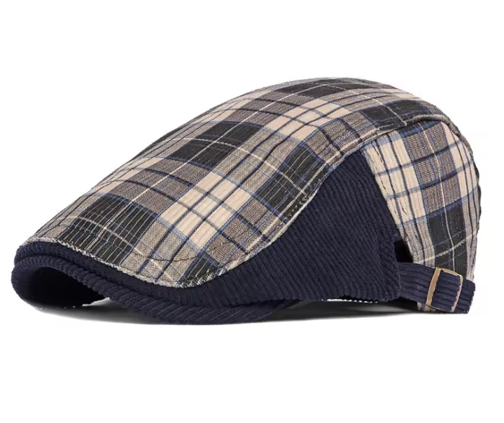 CECIL | THE CORDUROY PLAID CAP