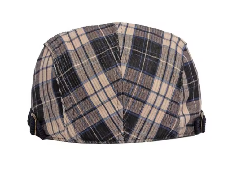 CECIL | THE CORDUROY PLAID CAP