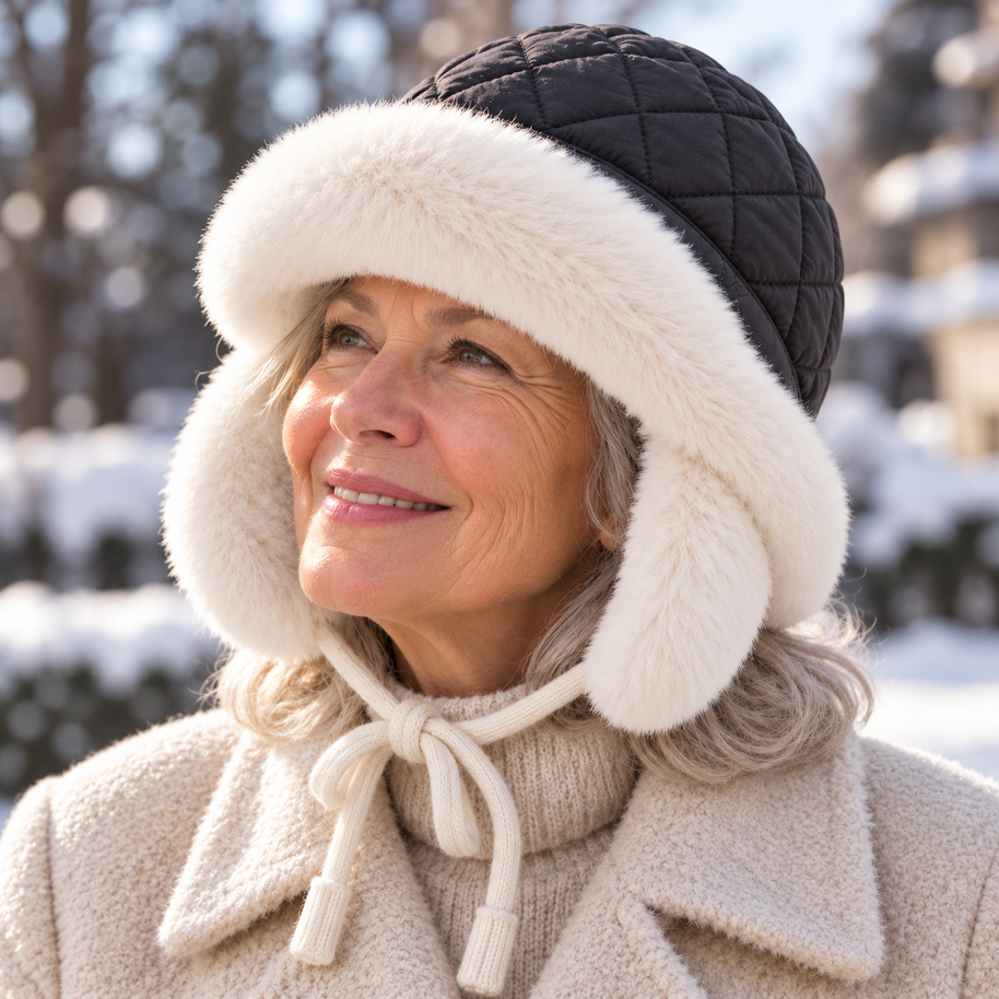 DORIS | THE SNOWY PORCH HAT