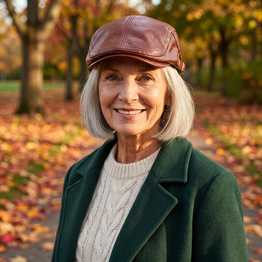 JESSE Old Soul Cap Chestnut Brown worn